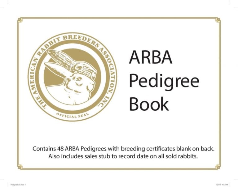 Standard of Perfection 2026-2030 – ARBA